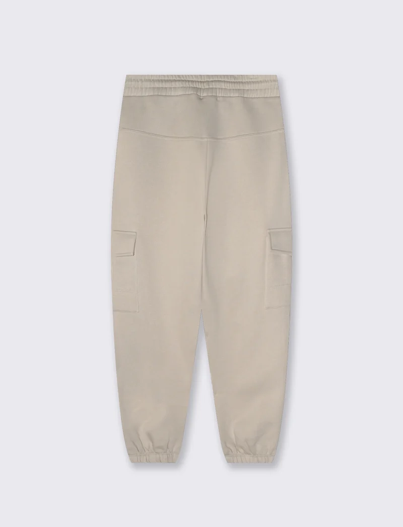 Pantaloni in felpa con tasconi laterali - Grigio ghiaccio