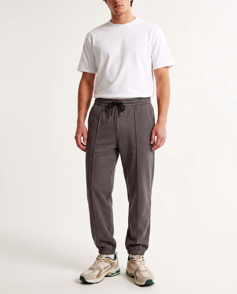 Pantaloni Jogger Baggy in Felpa Comfort - Grigio