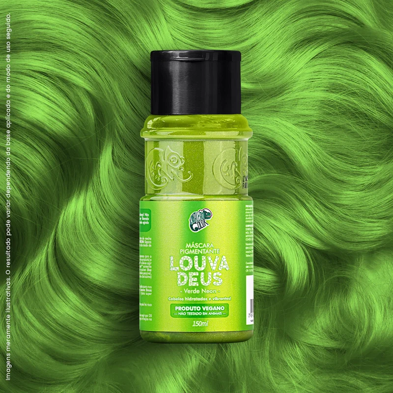 Colorazione Semipermanente Louva Deus Neon Green KC Color 100 ml.