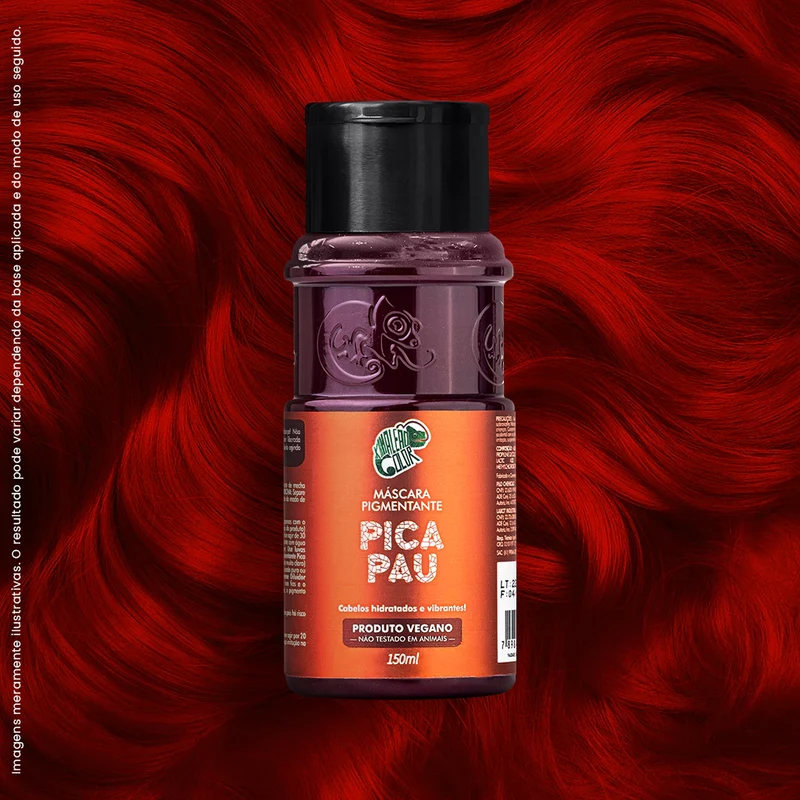 Colorazione Semipermanente Pica Pau Red KC Color 100 ml.