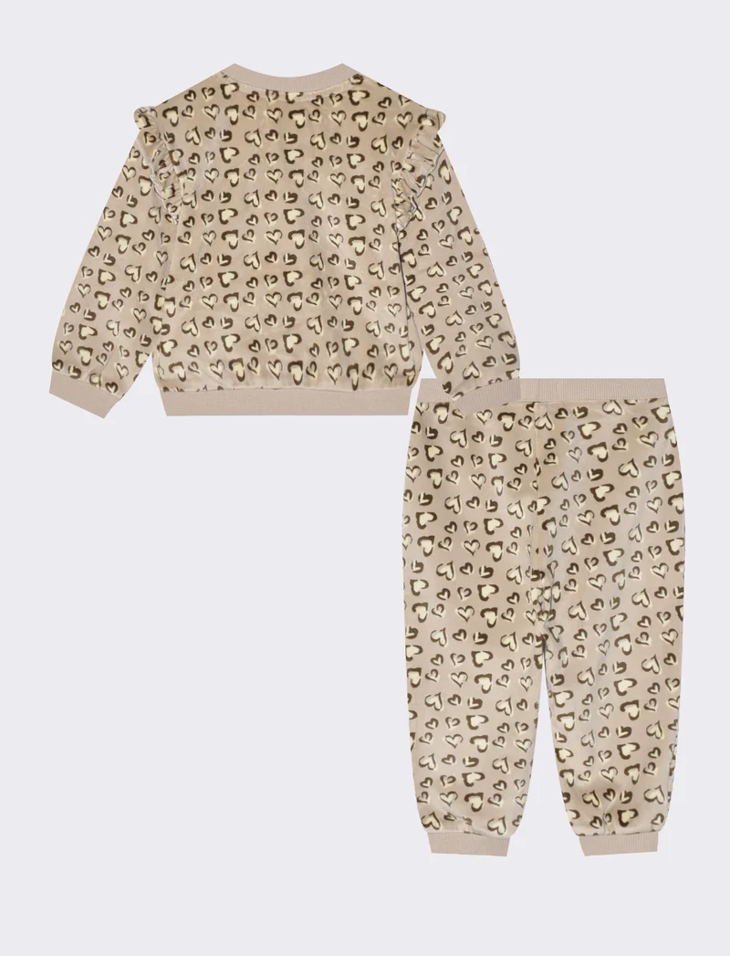 Tuta in ciniglia a fantasia per look casual - Fantasia