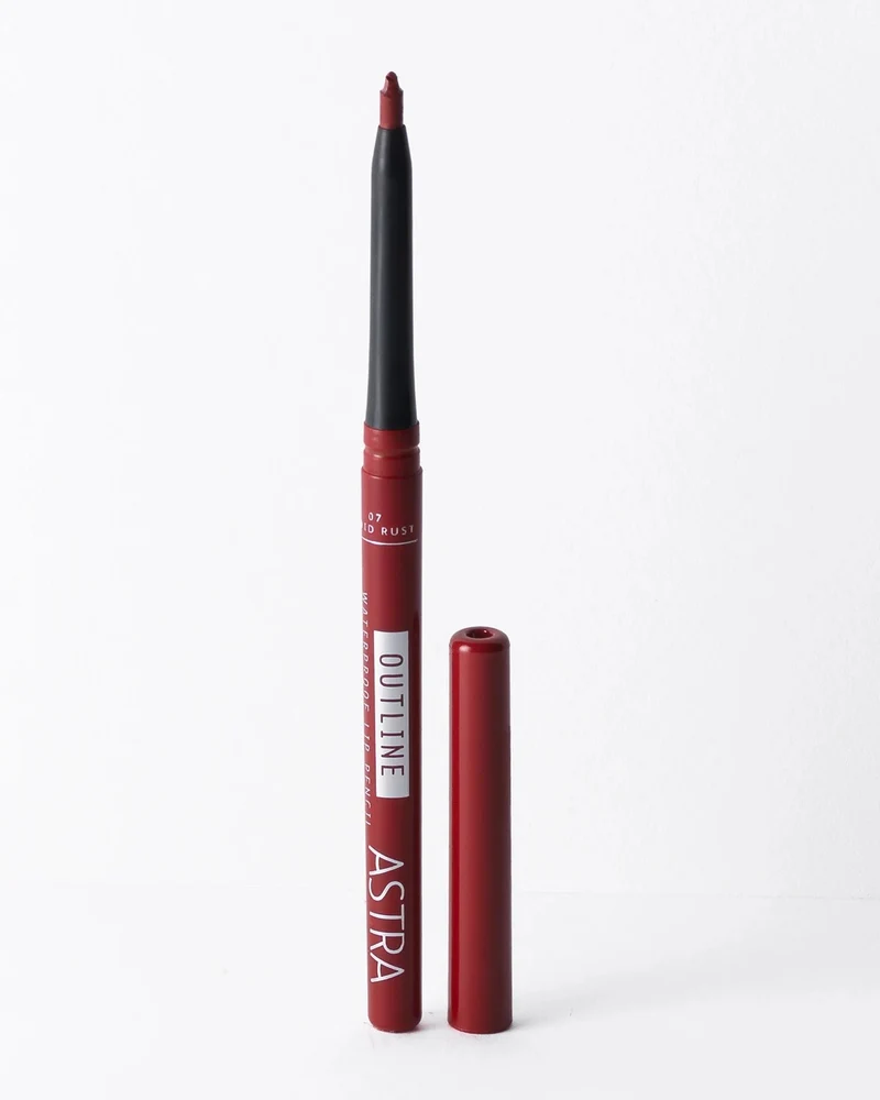 Astra Outline Lip Pencil Waterproof - 07 Vivid Rust