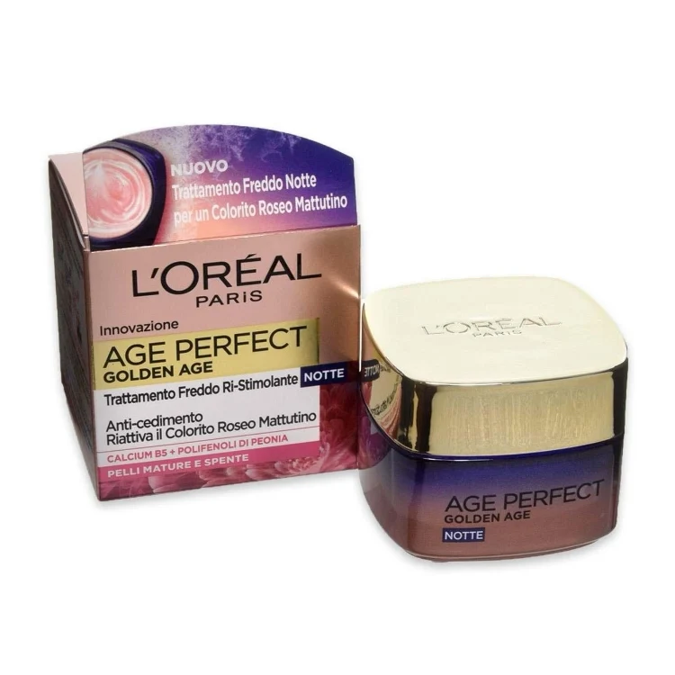 L'Oréal Paris - Age Perfect - Golden Age - Trattamento Freddo Ri-Stimolante - Notte