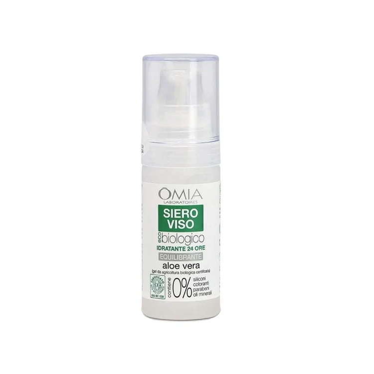 Omia Laboratoires - Siero VIso - Eco Biologico Idratante 24 ore - Equilibrante Aloe Vera