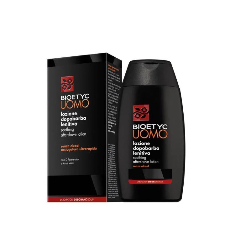 Bioetyc - Uomo - Lozione Dopobarba Lenitiva - Soothing Aftershave Lotion - Senza Alcool Asciugatura Ultrarapida