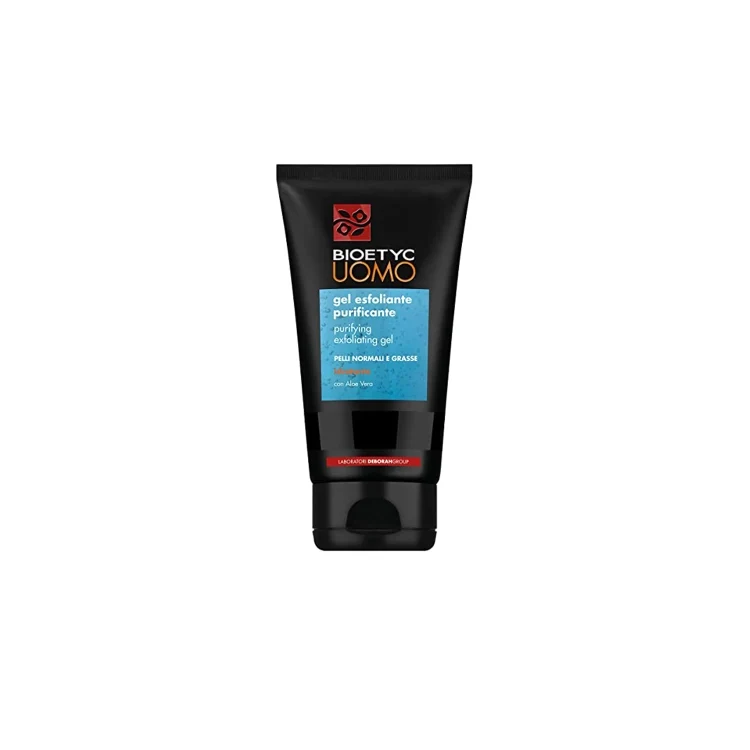 Bioetyc - Uomo - Gel Esfoliante Purificante - Purifying Exfoliating Gel - Pelli Normali & Grasse Idratante - Con Aloe Vera