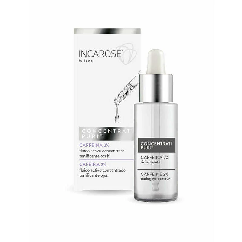 Fluido Attivo Concentrato Tonificante Occhi Caffeina 2% INCAROSE 15 ml