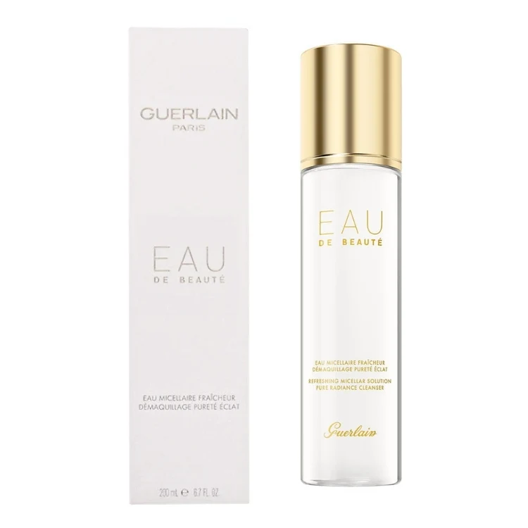 Guerlain - Eau De Beauté - Eau Micellaire Fraîcheur Démaquillage Pureté Éclat - Refreshing Micellar Solution Pure Radiance Cleanser