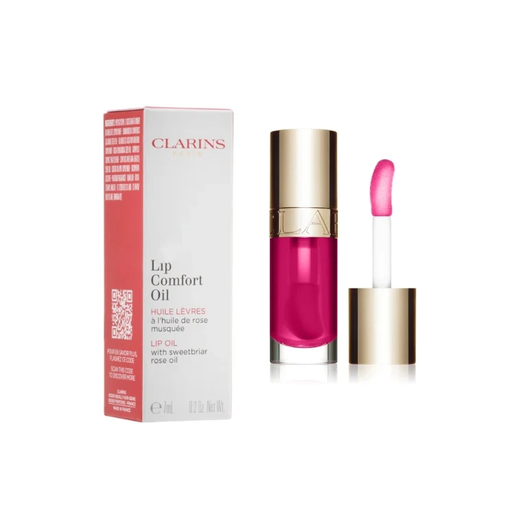 Clarins - Lip Comfort Oil - Huile Lèvres À L'Huile De Rose Musquée - Lip Oil With Sweetbriar Rose Oil