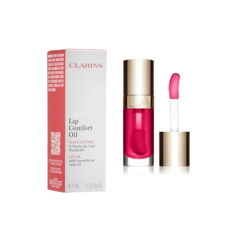 Clarins - Lip Comfort Oil - Huile Lèvres À L'Huile De Rose Musquée - Lip Oil With Sweetbriar Rose Oil
