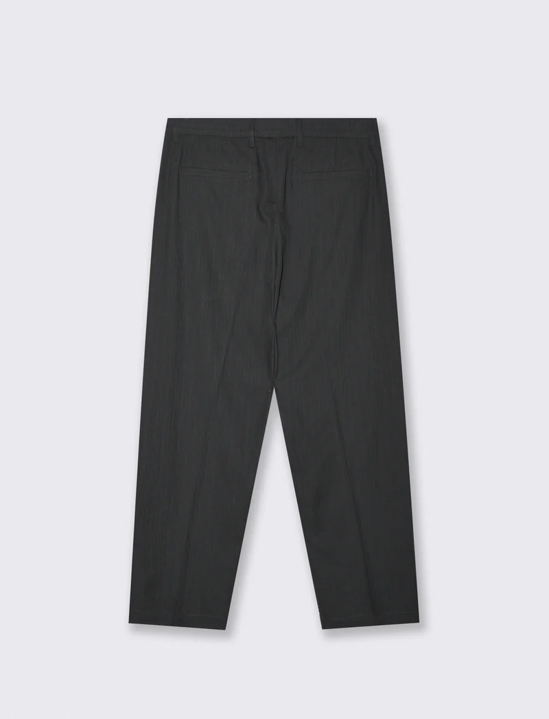 Pantaloni Loose Wide Leg Chino Fit - Grigio antracite