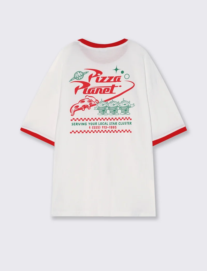 T-shirt Toy Story uomo in cotone boxy fit - Bianco