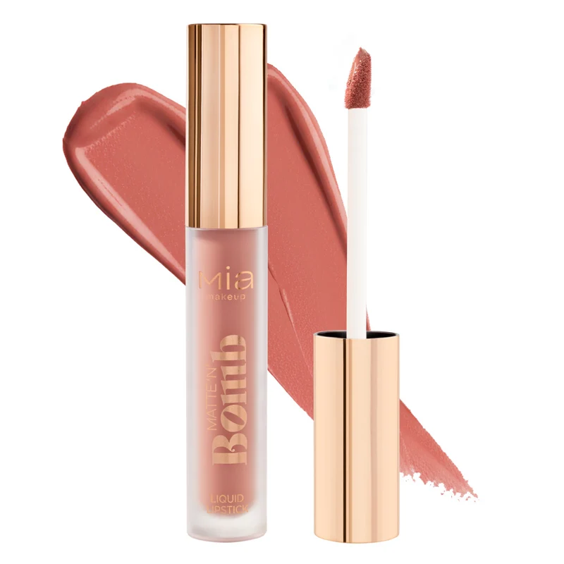 Matte N Bomb Rossetto Liquido Opaco No Transfer Cute 02 Mia Makeup 4,5ml