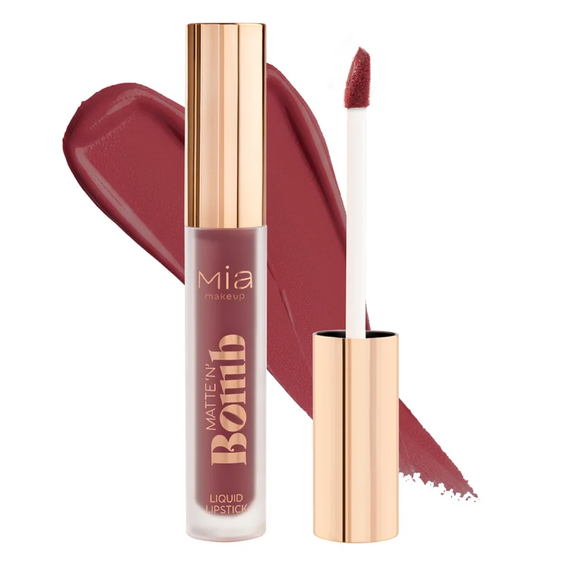 Matte N Bomb Rossetto Liquido Opaco No Transfer Viva 07 Mia Makeup 4,5ml