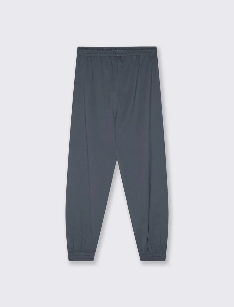 Pantaloni tuta con coulisse in vita - Grigio piombo
