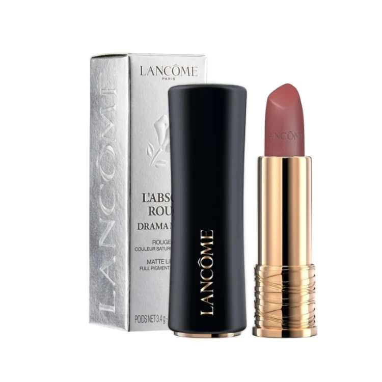 Lancôme - L'Absolu Rouge Drama Matte - Rouge Mat Couleur Saturée & Confort - Matte Lipstick Full Pigment & Comfort