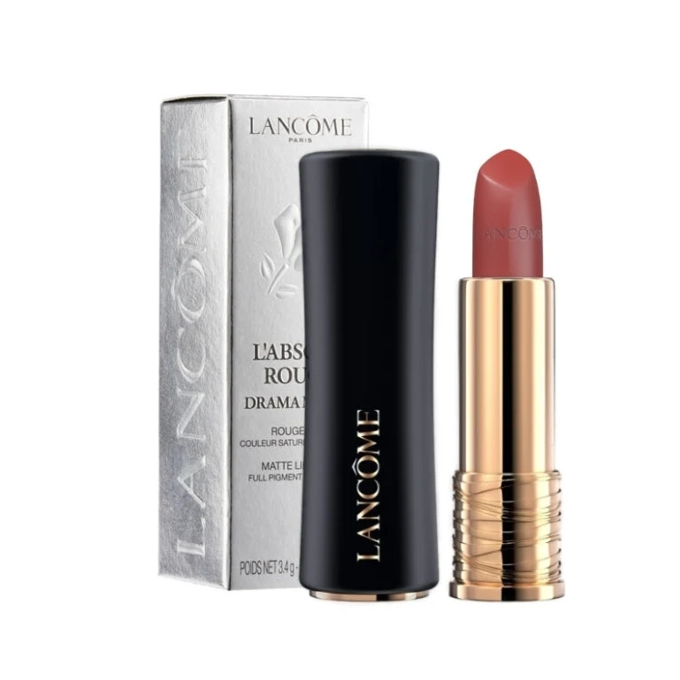 Lancôme - L'Absolu Rouge Drama Matte - Rouge Mat Couleur Saturée & Confort - Matte Lipstick Full Pigment & Comfort