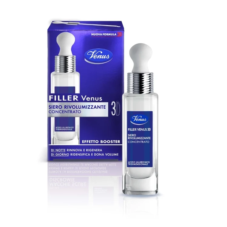 Venus - Filler Venus 3D - Siero Rivolumizzante Concentrato - Acido Ialuronico Tridimensionale
