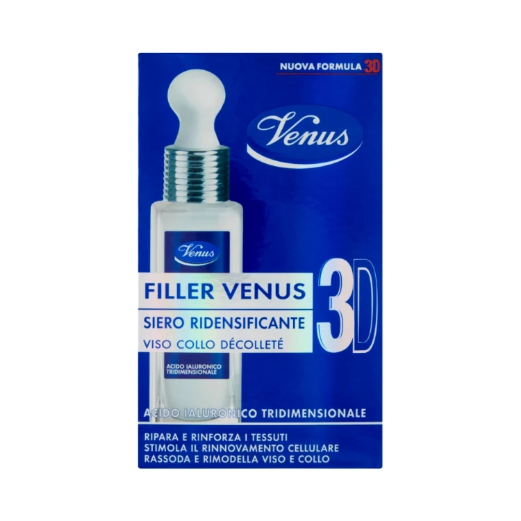 Venus - Filler Venus 3D - Siero Rivolumizzante Concentrato - Acido Ialuronico Tridimensionale