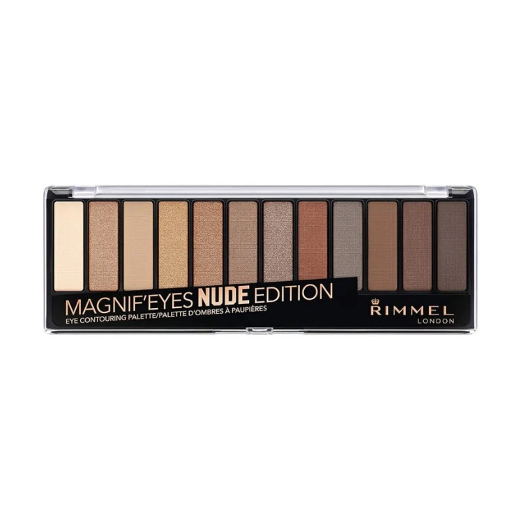Rimmel London - Magnif'Eyes NUDE Edition - Eye Contouring Palette - Palette D'Ombres À Paupières