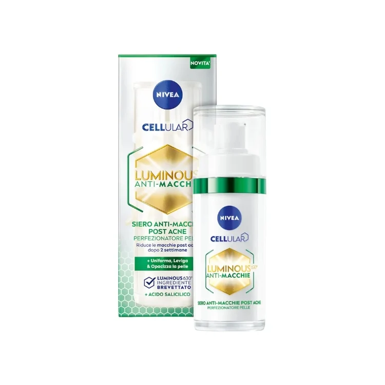 Nivea - Cellular - Luminous 630 Anti-Macchie - Siero Anti-Macchie Post Acne - Perfezionatore Pelle
