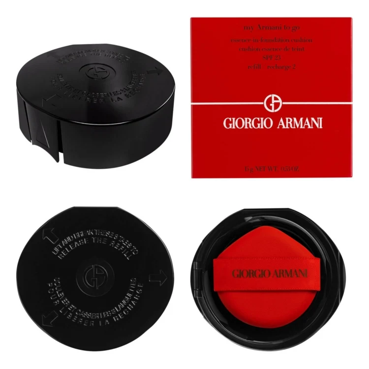 Giorgio Armani - My Armani To Go - Essence-In-Foundation Cushion - Cushion Essence De Teint - SPF 23