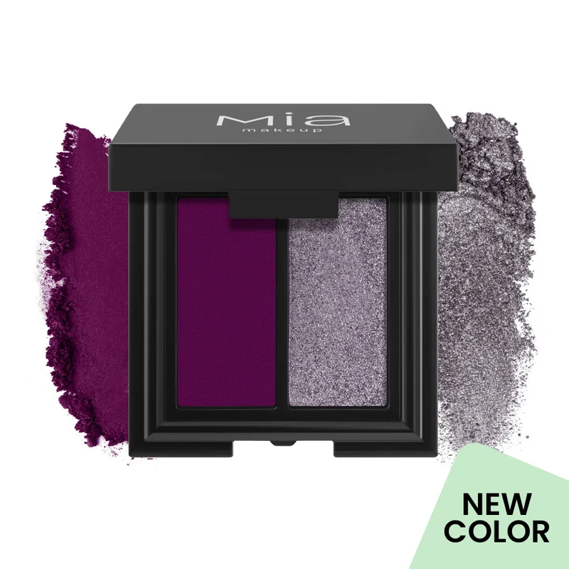 Double Match Eyeshadow Duo Ombretto Matte e Shimmer 15 Mia Makeup 3g