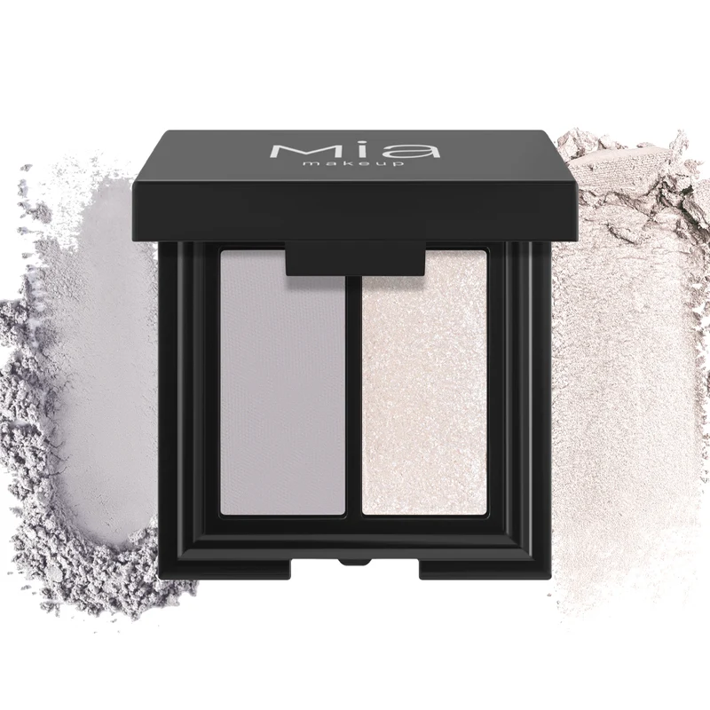 Double Match Eyeshadow Duo Ombretto Matte e Shimmer 01 Mia Makeup 3g