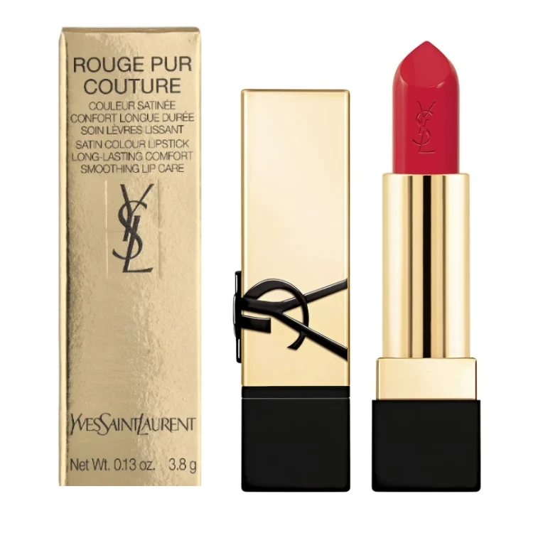 Yves Saint Laurent - Rouge Pur Couture - Couleur Satinée Confort Longue Durée Soin Lèvres Lissant - Satin Colour Lipstick Long-Lasting Comfort Smoothing Lip Care