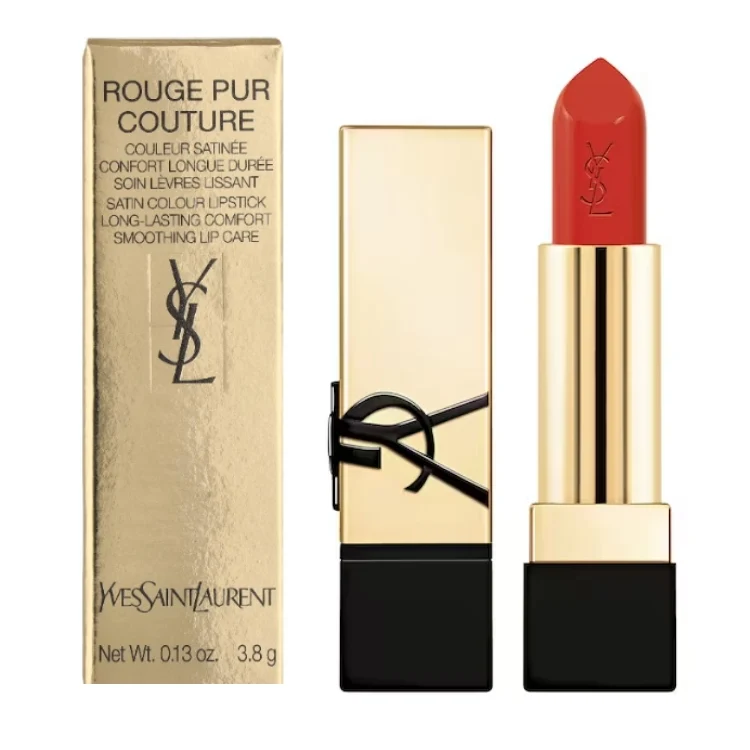 Yves Saint Laurent - Rouge Pur Couture - Couleur Satinée Confort Longue Durée Soin Lèvres Lissant - Satin Colour Lipstick Long-Lasting Comfort Smoothing Lip Care