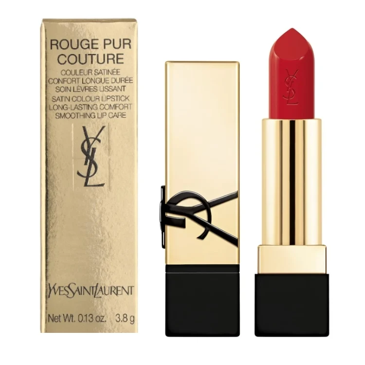 Yves Saint Laurent - Rouge Pur Couture - Couleur Satinée Confort Longue Durée Soin Lèvres Lissant - Satin Colour Lipstick Long-Lasting Comfort Smoothing Lip Care
