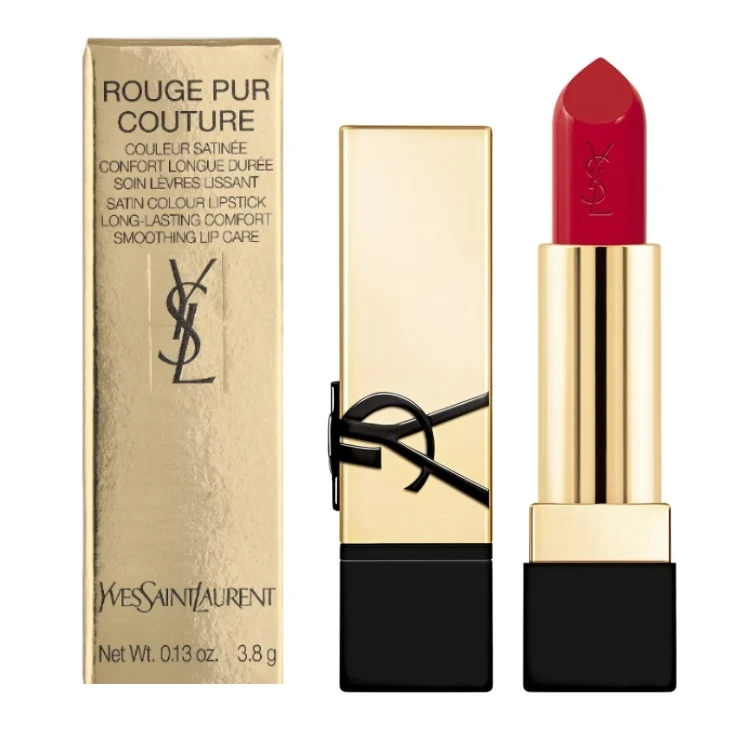 Yves Saint Laurent - Rouge Pur Couture - Couleur Satinée Confort Longue Durée Soin Lèvres Lissant - Satin Colour Lipstick Long-Lasting Comfort Smoothing Lip Care