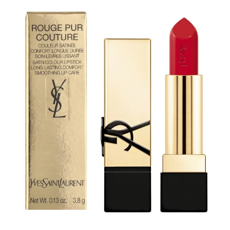 Yves Saint Laurent - Rouge Pur Couture - Couleur Satinée Confort Longue Durée Soin Lèvres Lissant - Satin Colour Lipstick Long-Lasting Comfort Smoothing Lip Care