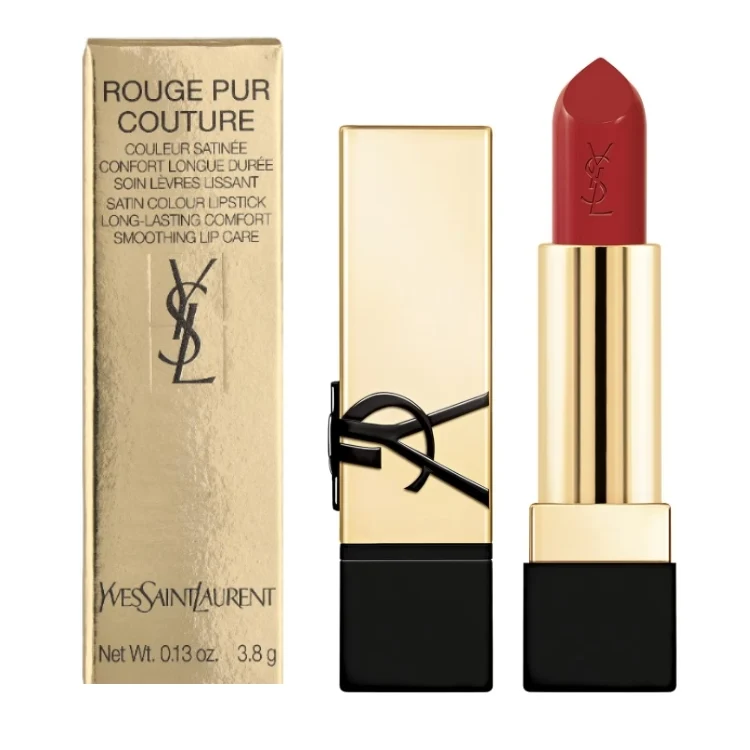 Yves Saint Laurent - Rouge Pur Couture - Couleur Satinée Confort Longue Durée Soin Lèvres Lissant - Satin Colour Lipstick Long-Lasting Comfort Smoothing Lip Care
