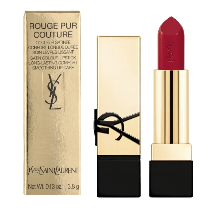 Yves Saint Laurent - Rouge Pur Couture - Couleur Satinée Confort Longue Durée Soin Lèvres Lissant - Satin Colour Lipstick Long-Lasting Comfort Smoothing Lip Care