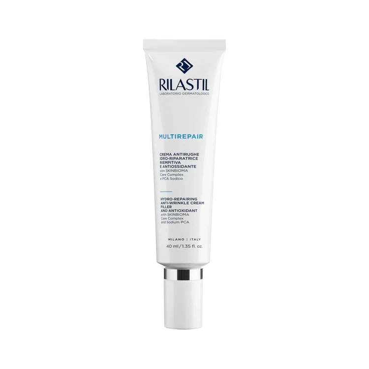 Rilastil - Multirepair - Crema Antirughe Idro-Riparatrice Riempitiva E Antiossidante - Hydro-Reparing Anti-Wrinkle Cream Filler And Antioxidant