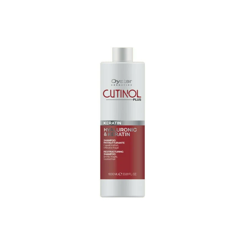Shampoo per capelli sfibrati Keratin Cutinol Plus 1000 ml Oyster