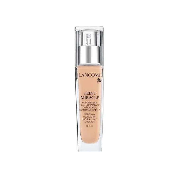 Lancôme - Teint Miracle - Fond de Teint Peau Nue Parfaite - Créateur De Lumiere Naturelle - Bare Skin Foundation - Natural Light Creator - SPF 15