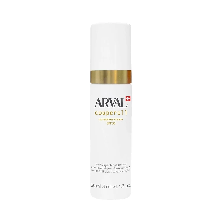 Arval - Couperoll - No Redness Cream - Soothing Anti-Age Cream - Crème Anti-Âge Action Apaisante - Crema Anti-Età Ad Azione Lenitiva - SPF 30