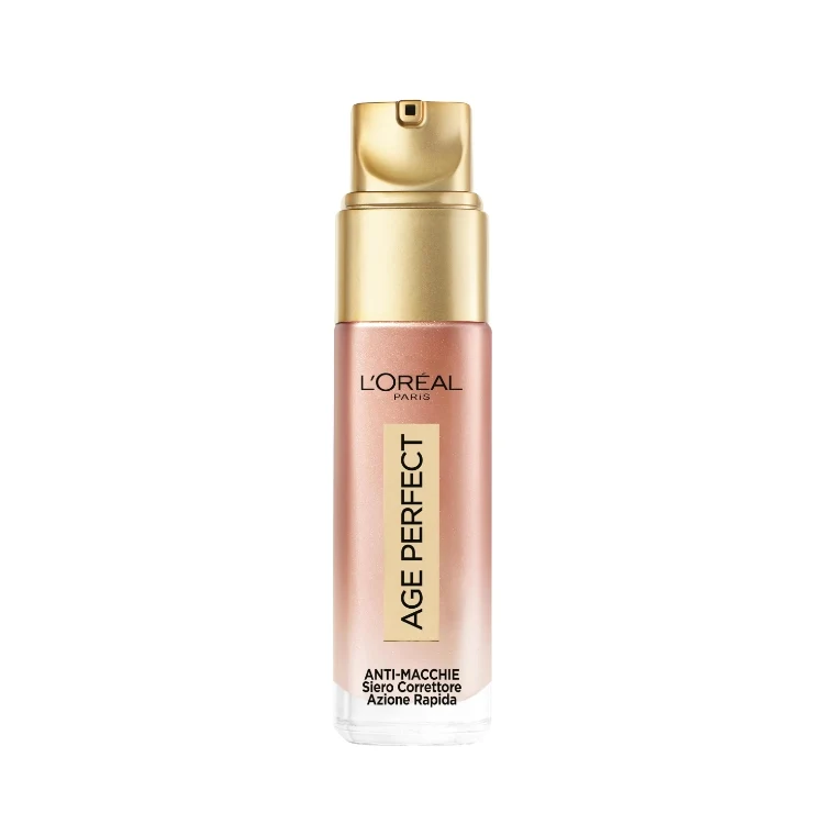 L'Oréal Paris - Age Perfect - Anti Macchie - Siero Correttore Azione Rapida - Peonia + Niacinamide - Pelli Mature