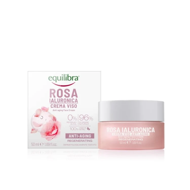 Equilibra - Rosa Ialuronica - Crema Viso - Anti-Aging Face Cream