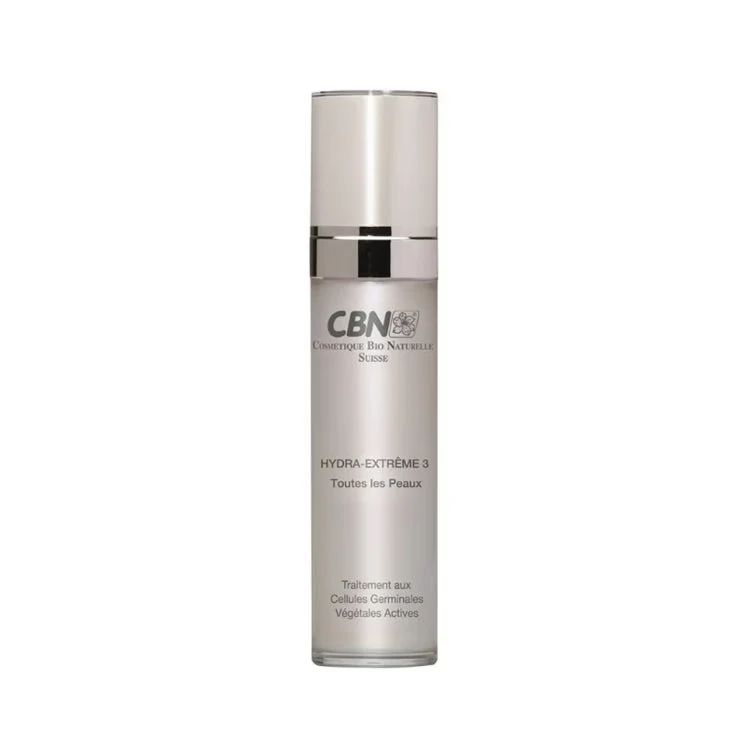 Cosmetique Bio Naturelle Suisse - Hydra-Extrême 3 - Toutes Les Peaux - Traitement Aux Cellules Germinales Végétales Active