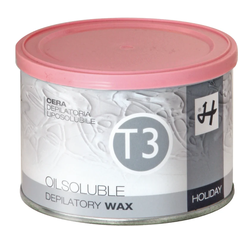Cera epilazione liposolubile T3 Rosa Holiday vaso 400 ml