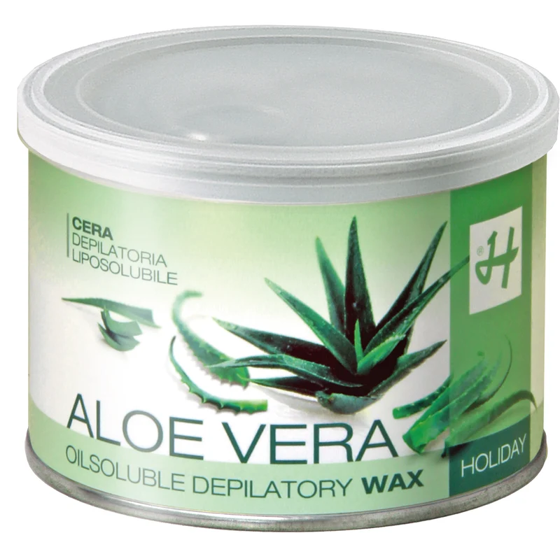 Cera epilazione liposolubile Gel Aloe Vera Holiday vaso 400 ml