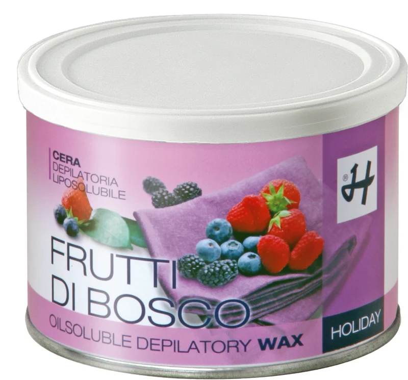 Cera epilazione liposolubile Frutti di Bosco Holiday vaso 400 ml