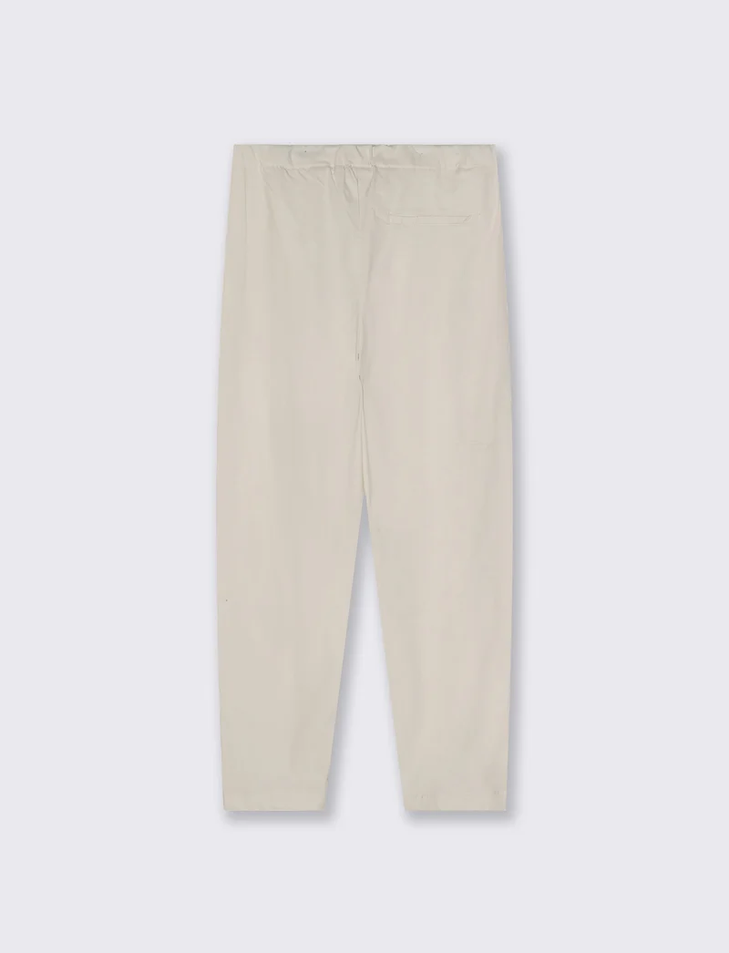 Pantaloni chino jogger uomo in tessuto tecnico - Bianco