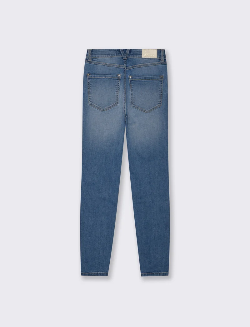 Jeggings super skinny high waist 5 tasche - Denim