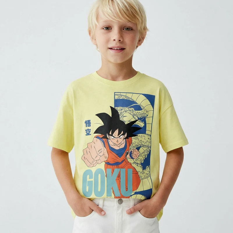 T-shirt Dragon Ball per giovani fan di Goku - Verde