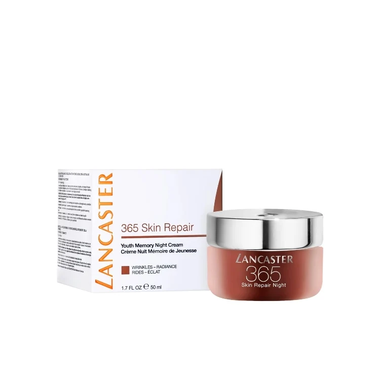 Lancaster - 365 Skin Repair - Youth Memory Night Cream - Crème Nuit Mémoire De Jeunesse - Wrinkles-Radiance-Rides-Éclat