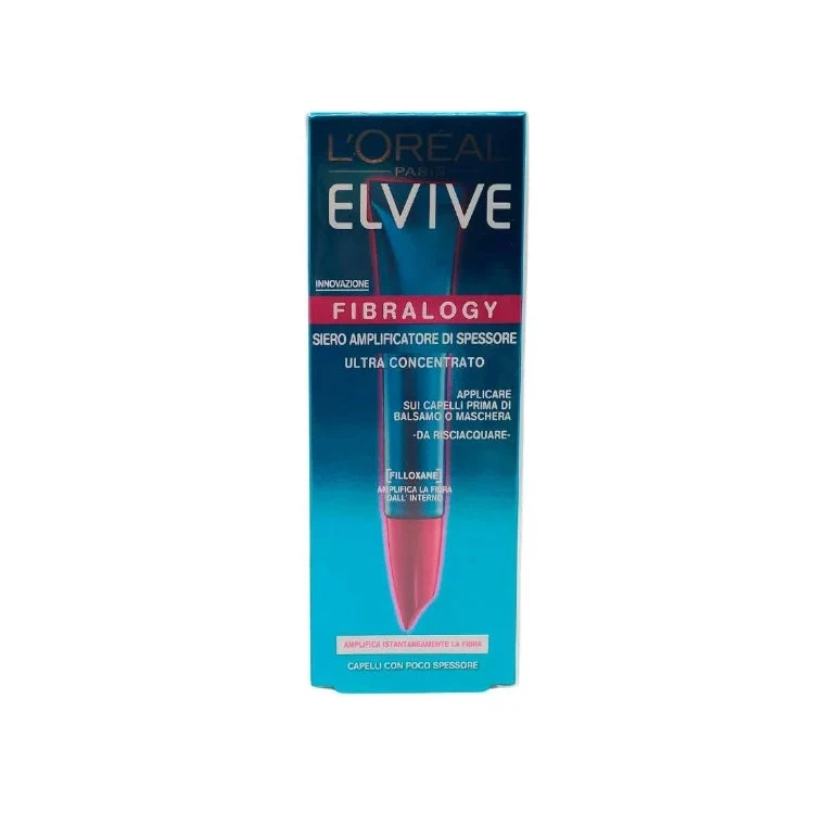 L'Oréal Paris - Elvive - Fibralogy - Siero Amplificatore Di Spessore Ultra Concentrato - Amplifica Istantaneamente La Fibra - Capelli Con Poco Spessore